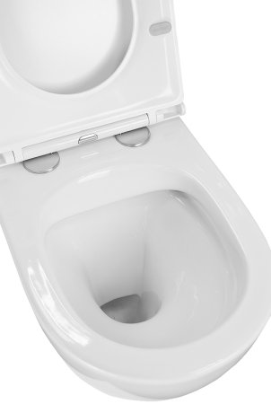 Унитаз Azario Grado AZ-0046N подвесной Белый с сиденьем Микролифт 