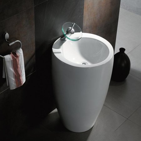 Раковина CeramaLux B133 напольная 