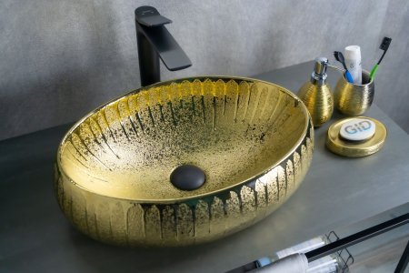 Раковина накладная Gid 9030g 