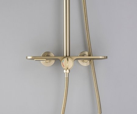 Душевая система Bronze de Luxe Icon 80112CG Золото матовое 