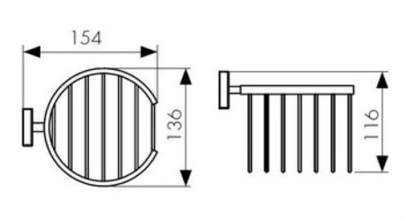 Держатель освежителя воздуха Kaiser KH-4312 Бронза 