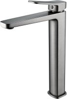 Смеситель для раковины Shevanik S9911T, оружейная сталь