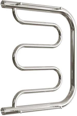 Полотенцесушитель водяной ДВИН D фокстрот 60/50 c полкой, хром 