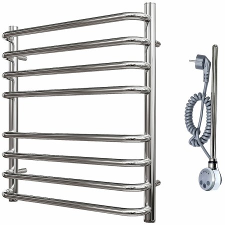 Электрический полотенцесушитель Point Нептун Премиум PN09156SE П8 500x600 левый/правый Хром 