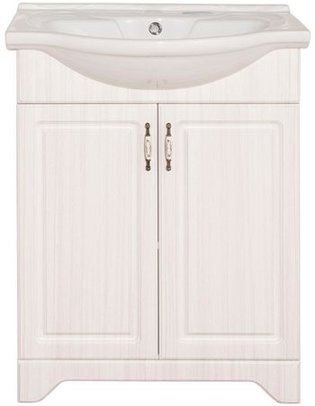 Тумба под раковину Style Line Олеандр 2 Люкс 65 ЛС-00000199 Рельеф пастель 