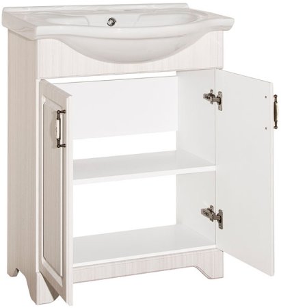 Тумба под раковину Style Line Олеандр 2 Люкс 65 ЛС-00000199 Рельеф пастель 