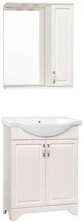 Тумба под раковину Style Line Олеандр 2 Люкс 65 ЛС-00000199 Рельеф пастель 