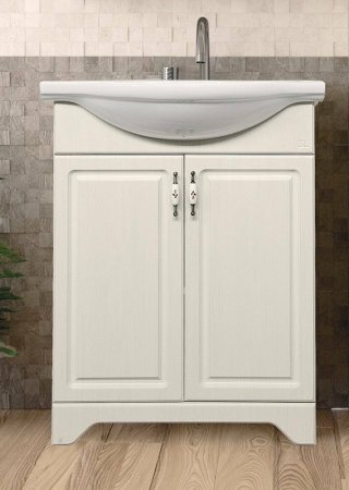 Тумба под раковину Style Line Олеандр 2 Люкс 65 ЛС-00000199 Рельеф пастель 