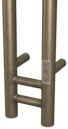 Полотенцесушитель электрический (I-образный) Bauedge Stella DB-0073, 13x80 см 