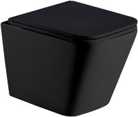 Унитаз WeltWasser Gelbach 004 MT-BL 10000003748 подвесной Черный матовый с сиденьем Микролифт Унитаз WeltWasser Gelbach 004 MT-BL 10000003748 подвесной Черный матовый с сиденьем Микролифт