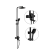 Душевая система FASHUN A52402-7, черный 