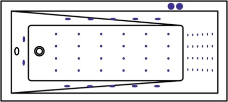 Акриловая ванна Excellent Wave Slim WAEX.WAV18S.NANO 180x80 см 