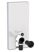Сантехнический модуль для подвесных и напольных унитазов Geberit Monolith Plus 131.201.SI.1 с подсве