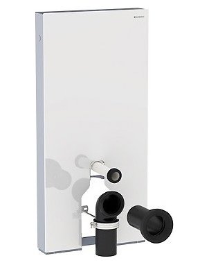 Сантехнический модуль для подвесных и напольных унитазов Geberit Monolith Plus 131.201.SI.1 с подсве 