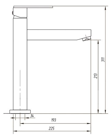 Смеситель Migliore Kvant ML.KVT-2799 Cr для кухонной мойки 