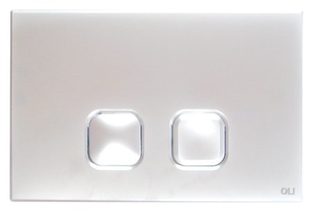 Кнопка смыва OLI Plain 070827 хром 