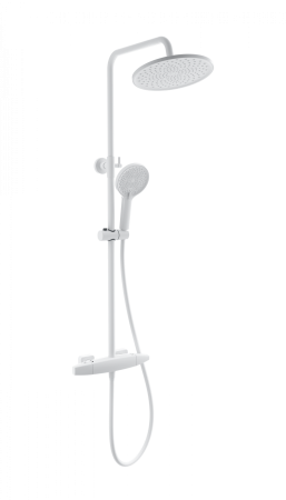 Душевая система с термостатом WONZON & WOGHAND, Белый матовый (WW-B3035-A1-MW) 
