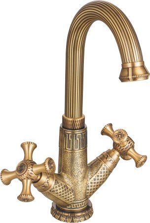 Смеситель Zorg Antic A 6009U-BR для раковины 