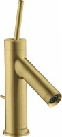 Смеситель Axor Starck 10116950 для раковины, шлифованная медь