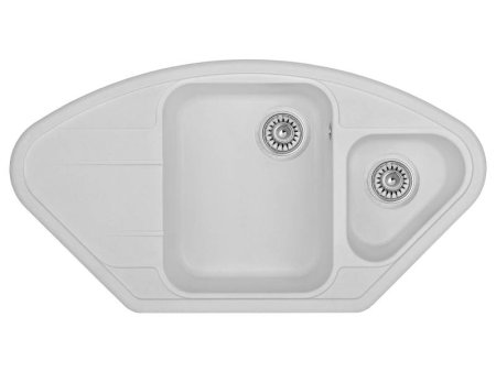 Мойка для кухни каменная Longran Lotus LTG 96х51 Альпина 