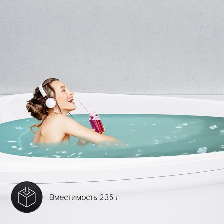 Акриловая ванна AM.PM Like 170x110 L W80A-170L110W-A без гидромассажа 