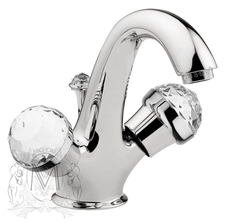 Смеситель Migliore Axo Swarovski ML.AXO-634F Cr для раковины 