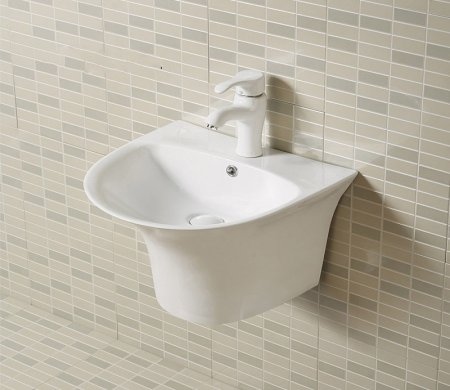 Раковина подвесная CeramaLux NB165 Белая 