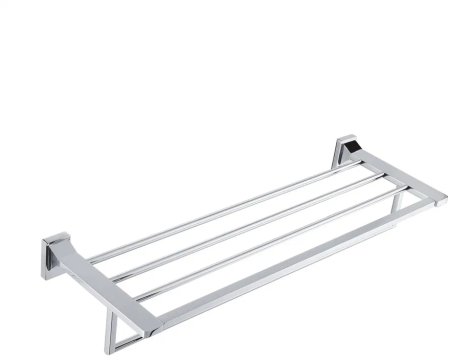Полка для полотенец Rose RG1608, хром 