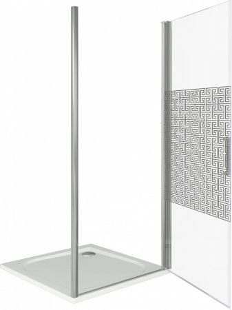 Душевая дверь в нишу Good Door Fantasy DR-100-F-CH 