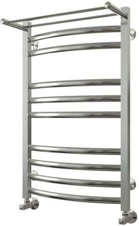 Водяной полотенцесушитель Terminus Енисей плюс П10 500x840 4620768886706 с полкой Хром 