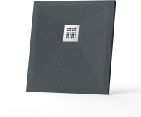 Душевой поддон квадрат STONE TRAY-G  800x800