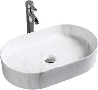 Раковина-чаша Ceruttispa 50 CR0055B MMW1 СТ9540 Белый матовый мрамор