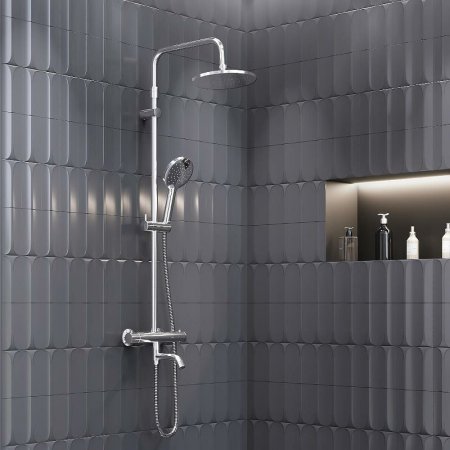 Душевая система Damixa Jupiter 977810000 с термостатом Хром 