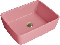 Раковина-чаша Grossman Color 48 GR-3016PIM Розовая матовая