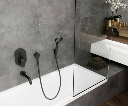 Смеситель для душа Hansgrohe Vernis Blend 71449670 Черный матовый 