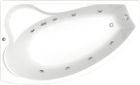 Акриловая ванна Bas Николь 170 см L с г/м + средство