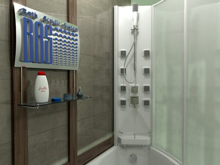 Акриловая ванна Bas Николь 170 см L с г/м + средство 