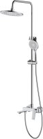 Душевая стойка HAIBA со смесителем 3 режима хром (HB24816)