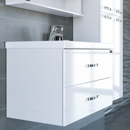 Тумба Санта Виктория 80 подвесная с умывальником Фостер 80 