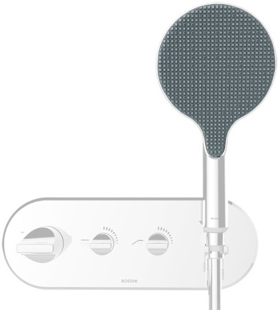 Смеситель для душа Bossini Apice Z00521.045 с термостатом Белый матовый 