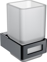 Стакан для зубных щеток Boheme Q 10944-SGM Антрацит глянец