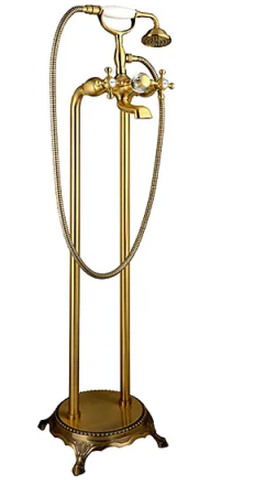 Напольный смеситель для ванны Timo Nelson 1900Y-CR Antique бронза 