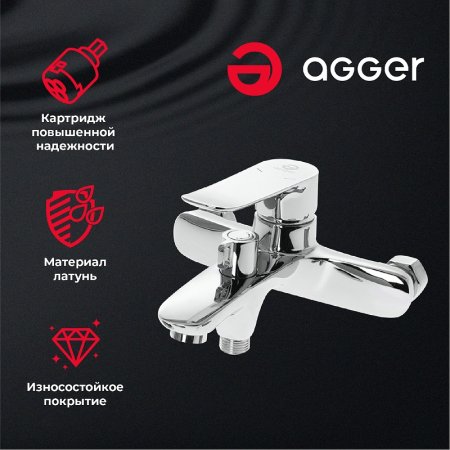 Душевая система Agger A2595000 Хром 