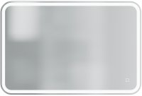 Зеркальный шкаф Creto Rainfall 90 22-900600WH с подсветкой Белый