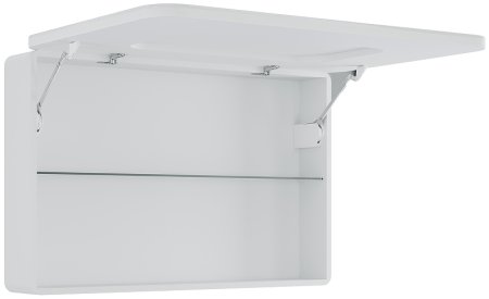 Зеркальный шкаф Creto Rainfall 90 22-900600WH с подсветкой Белый 